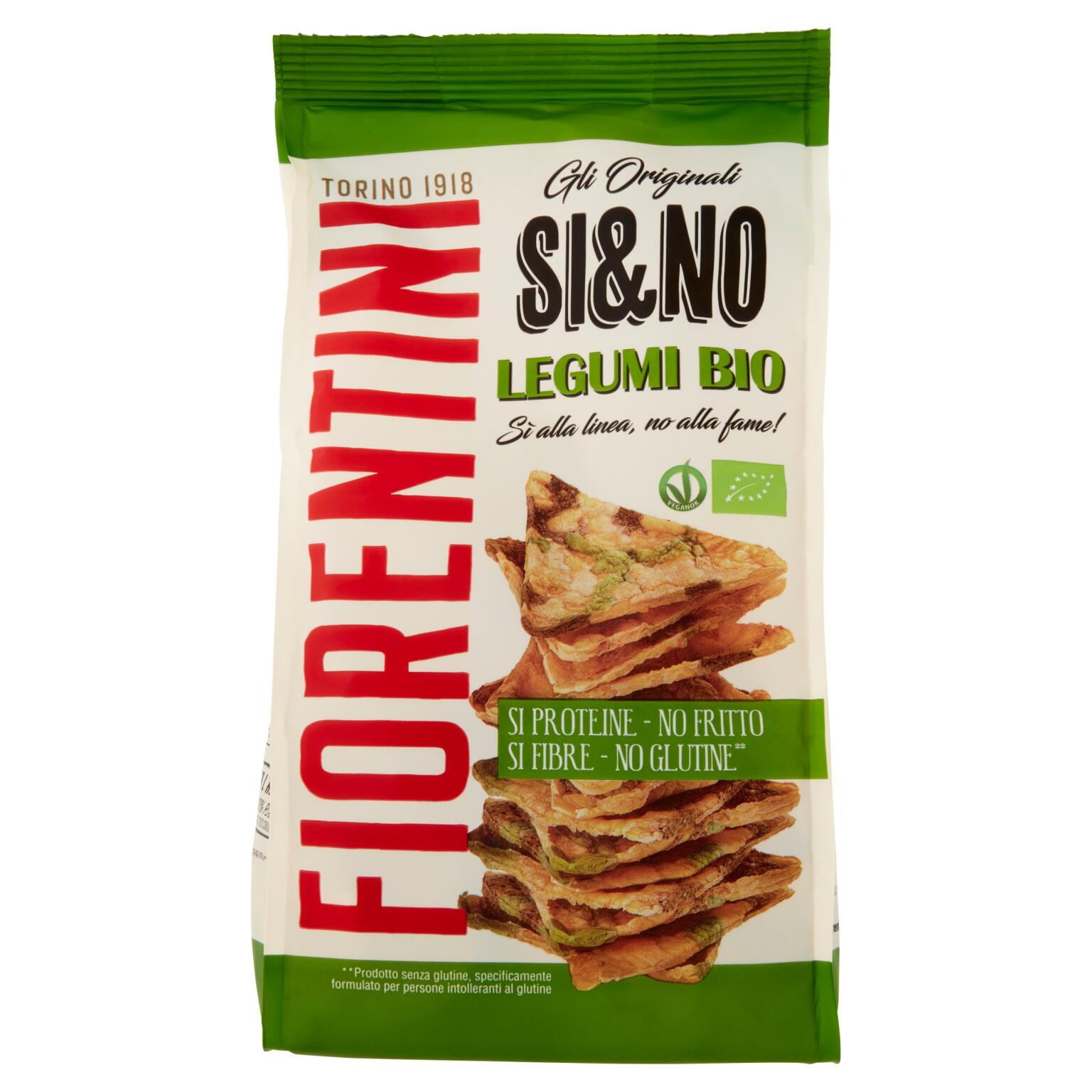 Gallette di mais e legumi Si&No 80g Fiorentini