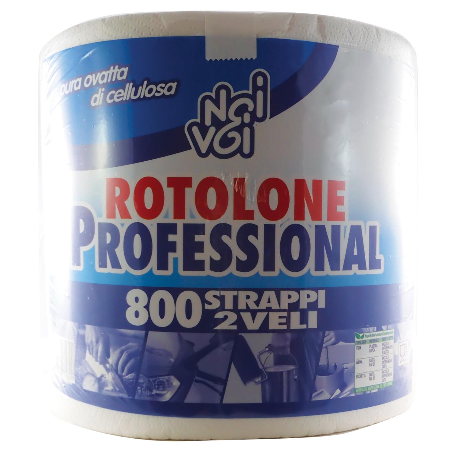 Rotolone Professional 800 strappi 2 veli Noi&Voi