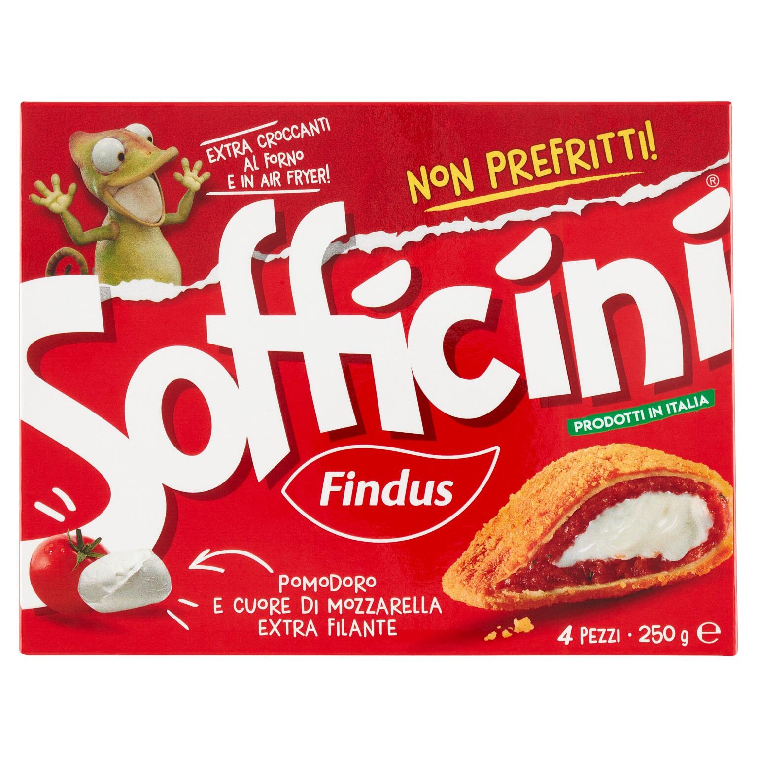 4 sofficini pomodoro e mozzarella 250g Findus