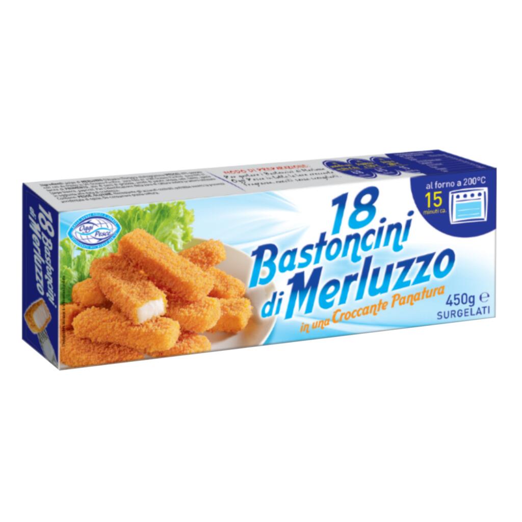 Bastoncini di merluzzo 15 pezzi 450g Oggi Pesce