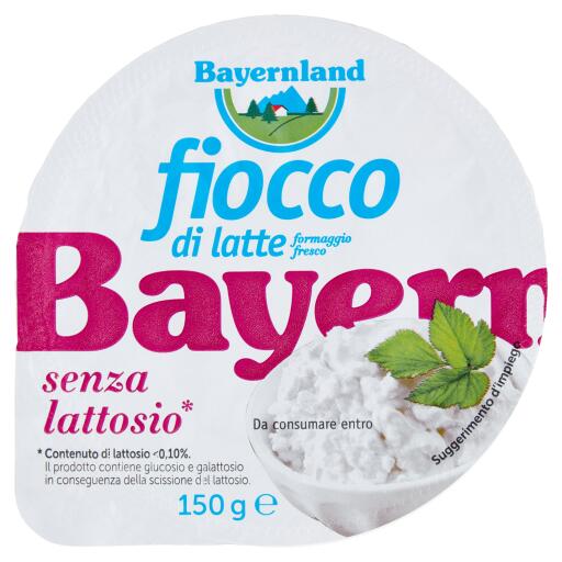 Fiocco di Latte senza lattosio 150g Bayernland