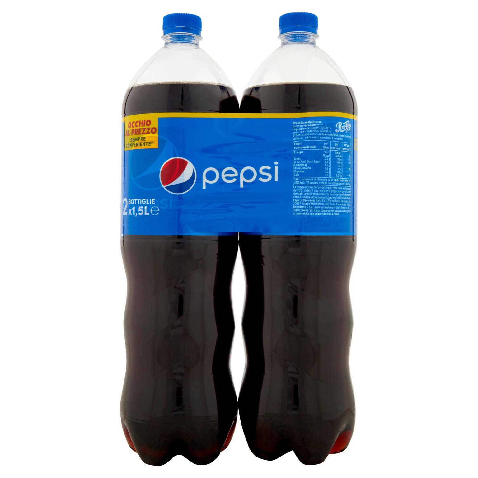 Pepsi regular bipack 1,5Lx2