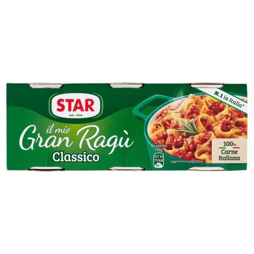 Il Mio Gran Ragù Classico 3x100g Star