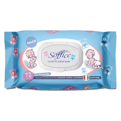 Salviette Baby Pop Up Talco 72pz