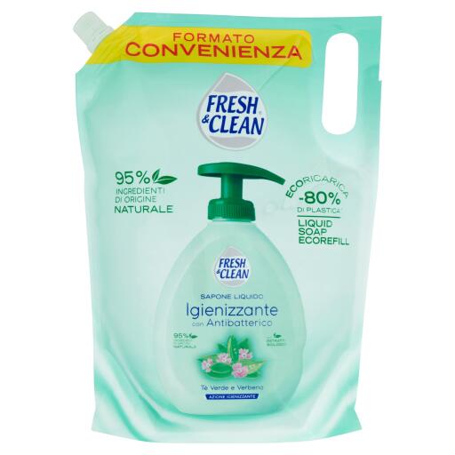Ecoricarica 1lt Igienizzante te verde Fresh&Clean0