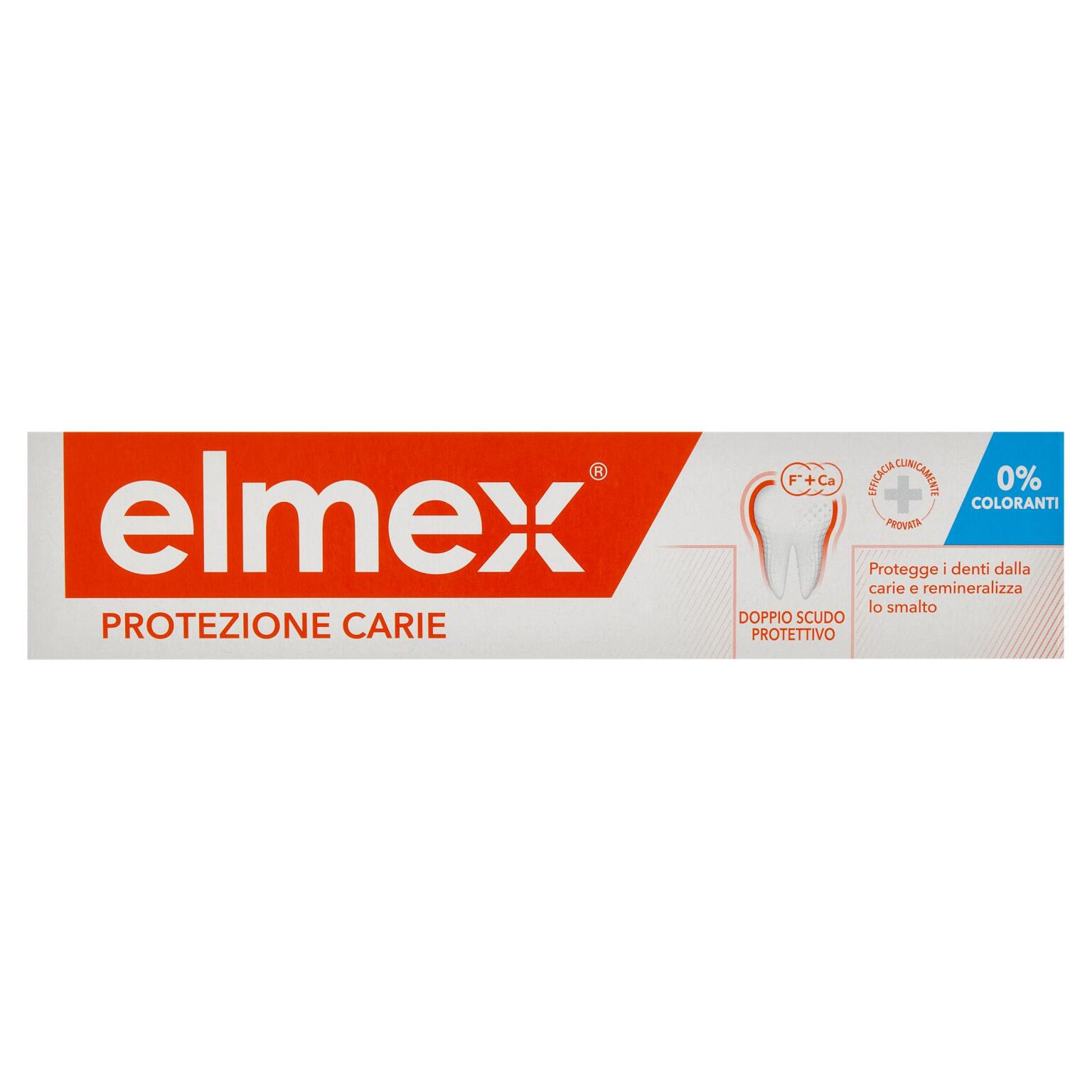 Dentifricio elmex protezione carie novità 24 ore  di protezione 75ml