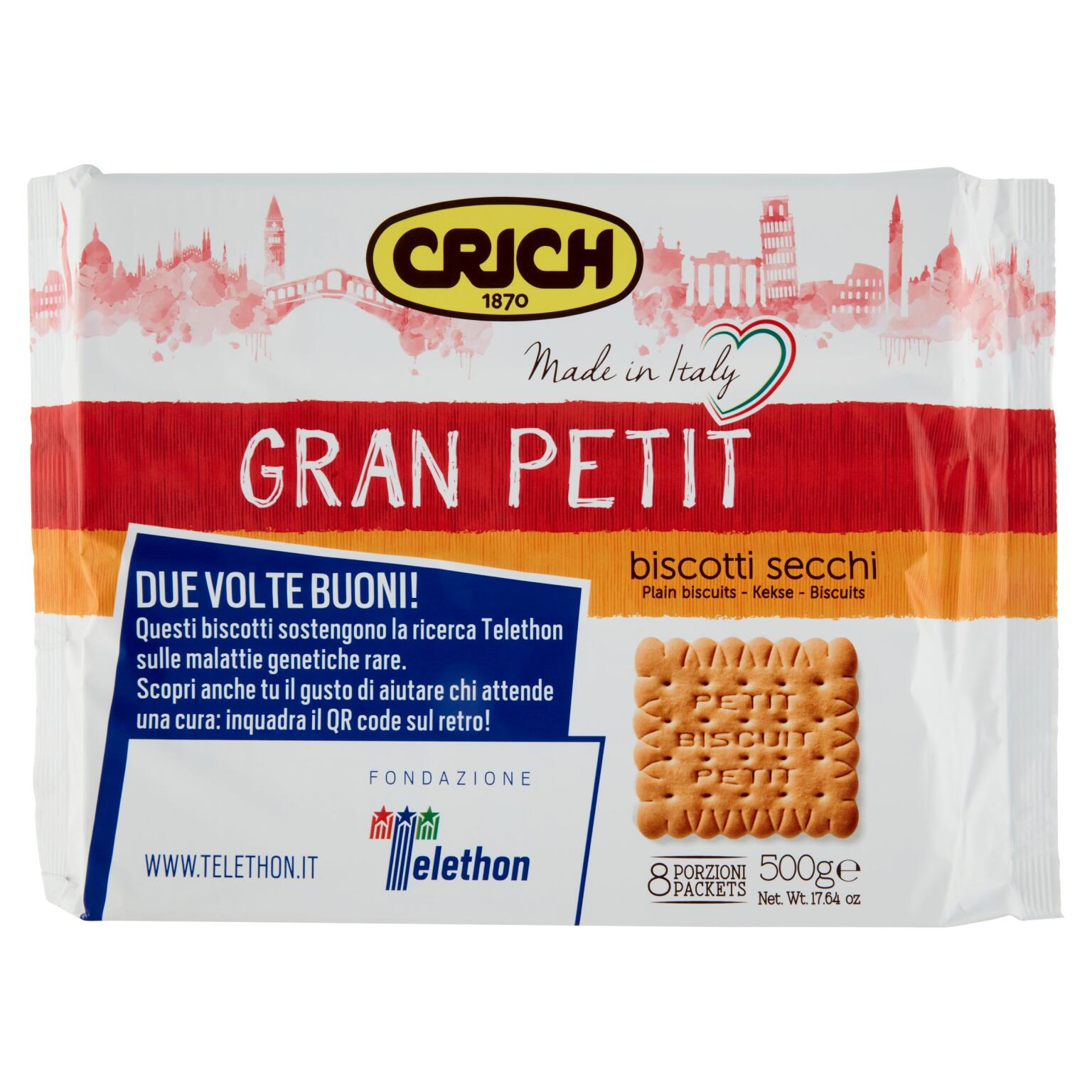 Biscotti secchi Gran Petit 500g Crich