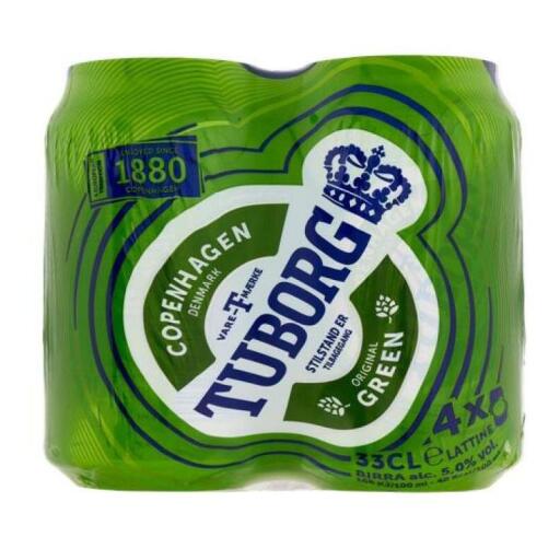 Birra Tuborg Lattina 33clx4