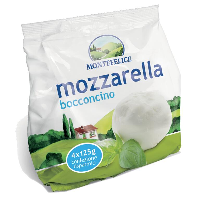 Mozzarella 125gx4 Mulptipak Montefelice