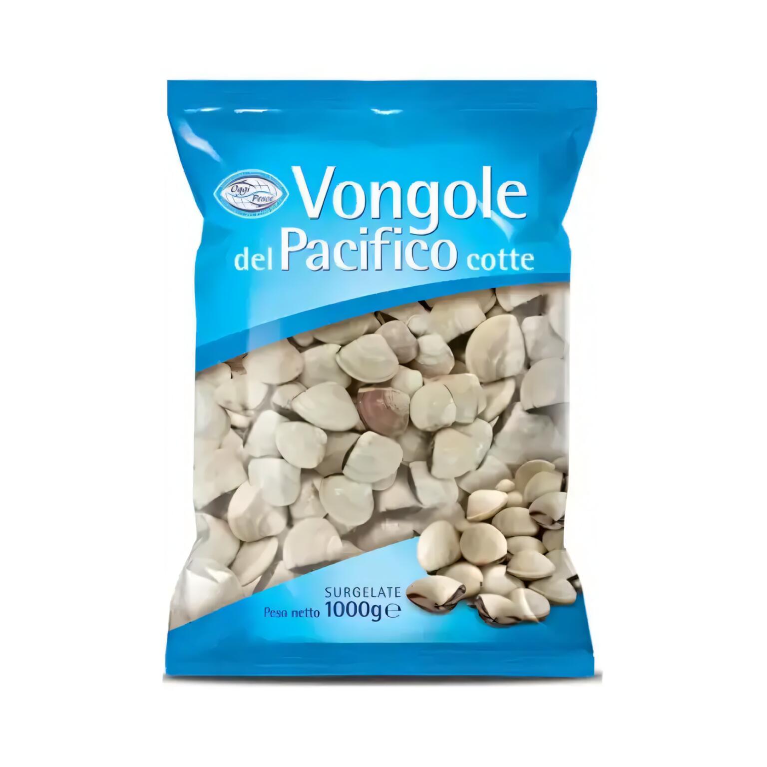 Vongole del Pacifico bianche intere cotte 1kg Oggi Pesce