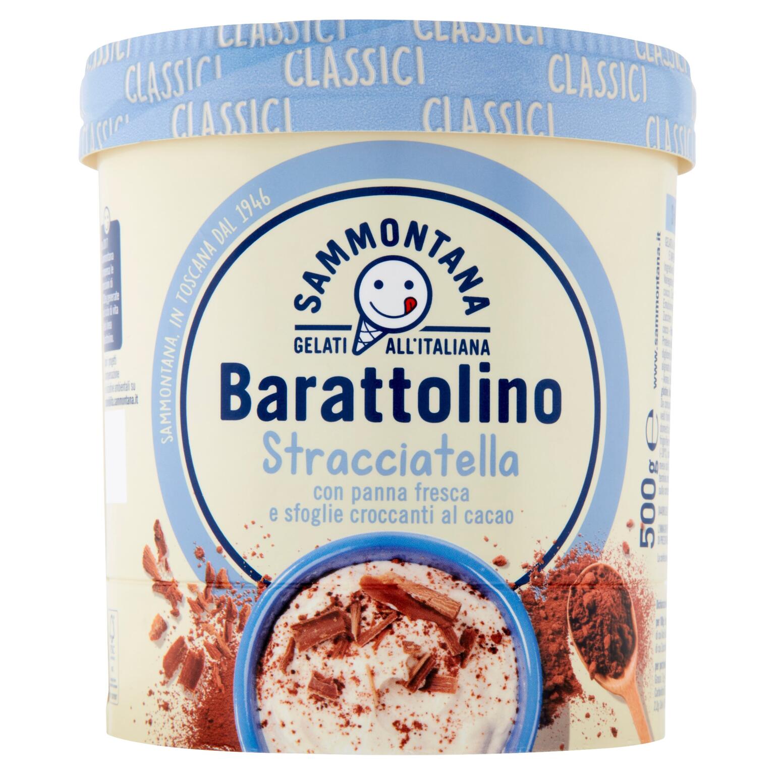 Barattolino stracciatella 500g Sammontana