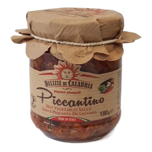 Piccantino salsa tipica calabrese Hot Vegetale 180G Delizie di Calabria