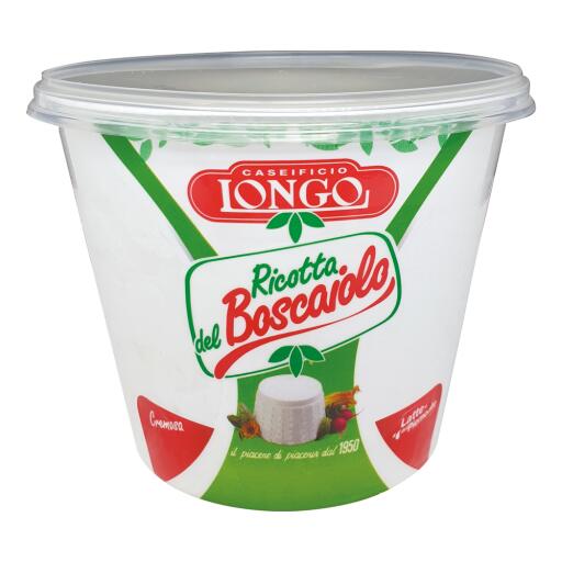 Ricotta del boscaiolo solo latte piemontese 400g Longo