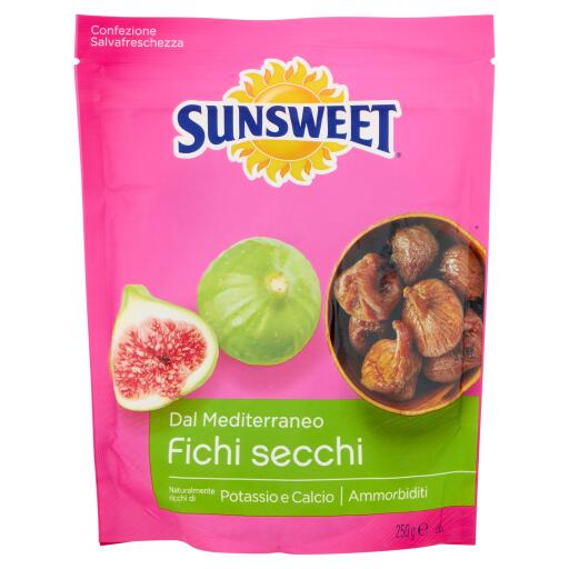 Fichi secchi ricchi di fibre, fonte di calcio e vitamina k 250g Sunsweet