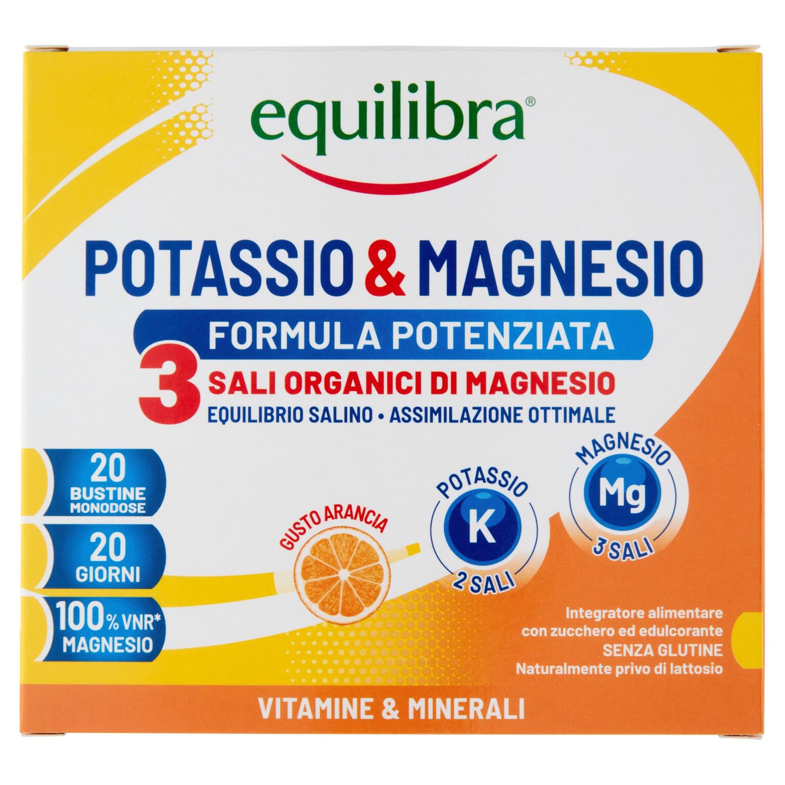 Potassio e magnesio 3-20 Buste Equilibra