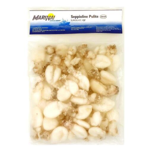 Seppioline pulite congelate 400g Marinai
