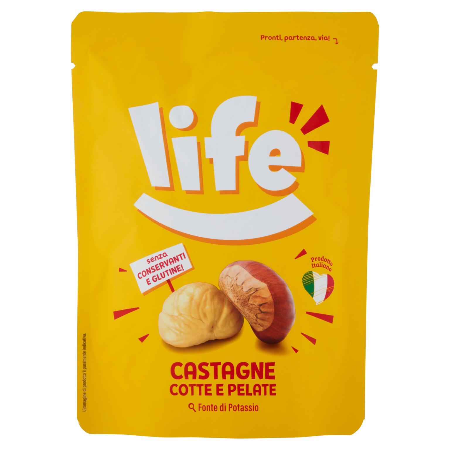 Castagne cotte e Pelate 150g Life