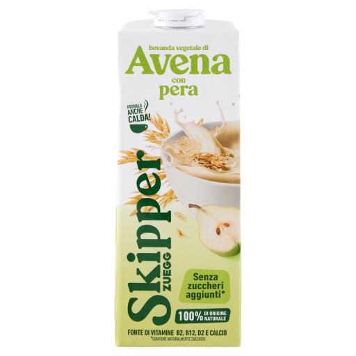 Bevanda Vegetale Avena e Pera 1l Skipper Zuegg