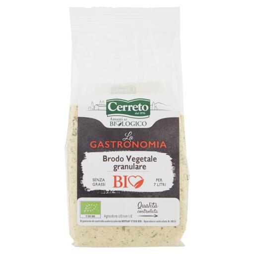 Brodo vegetale granulare BIO 150g Cerreto