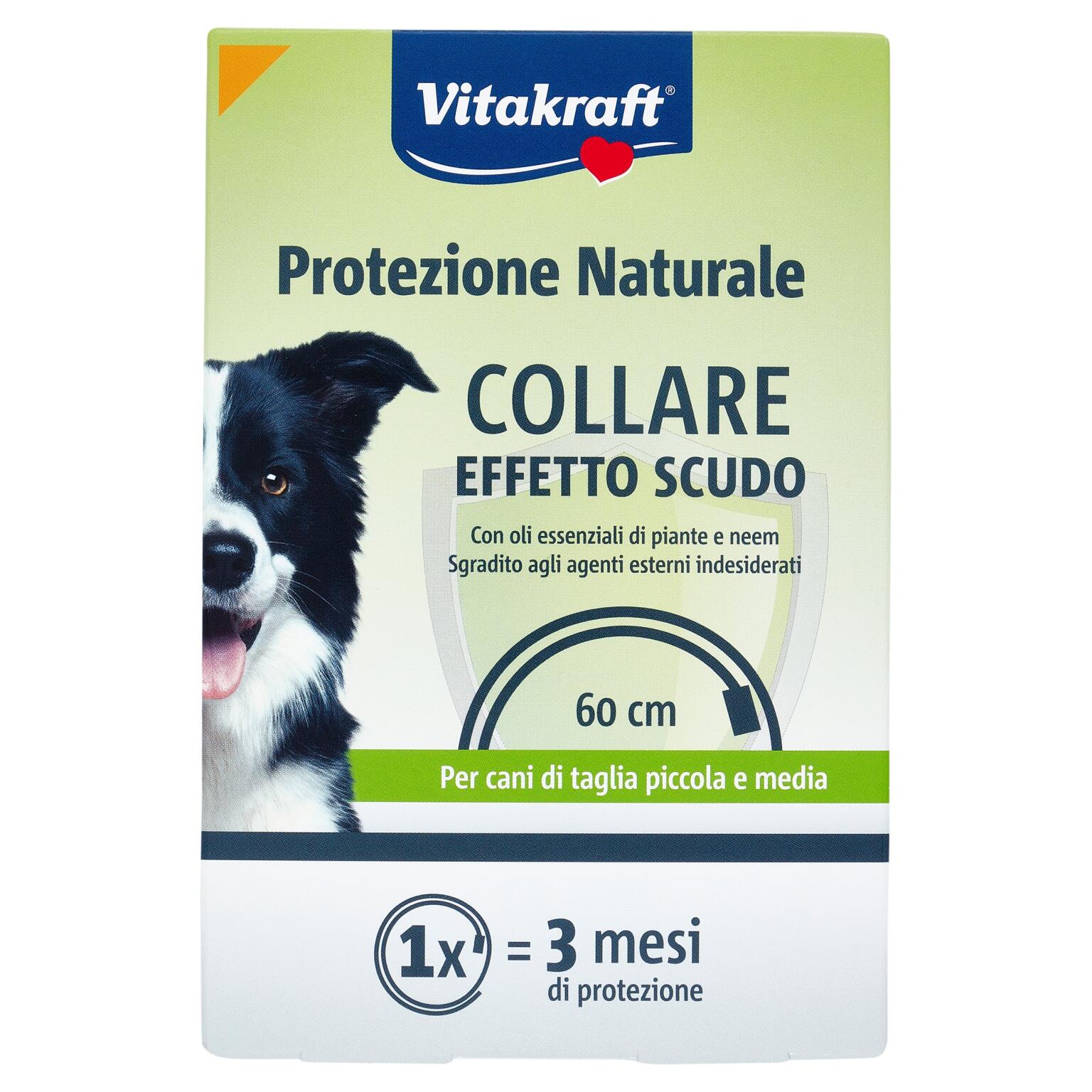 Collare naturale antipassitario per cani misura S-M Vitakraft