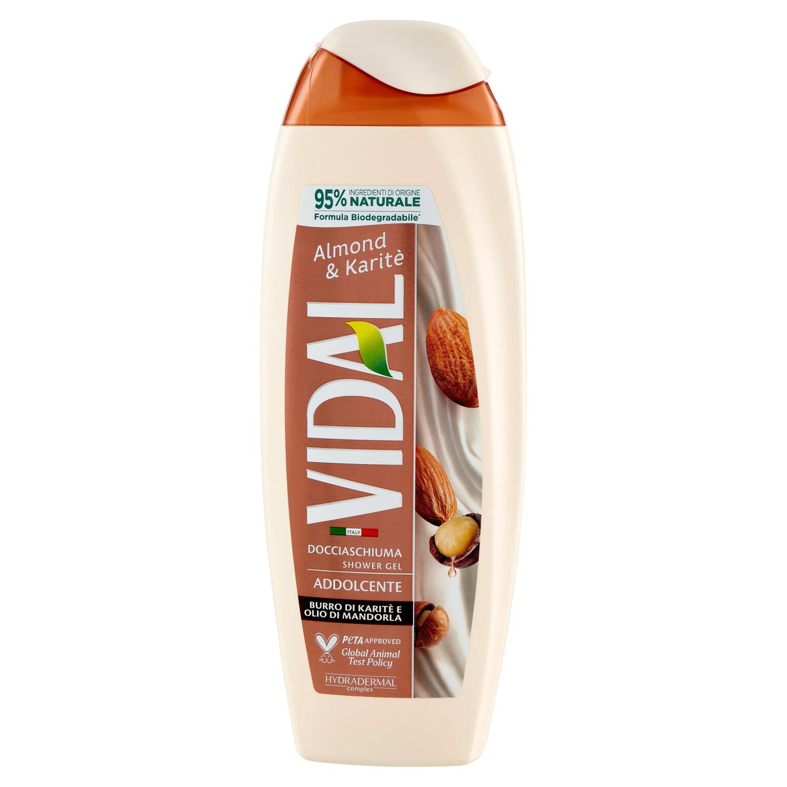 Docciaschiuma almond & karite 250ml Vidal