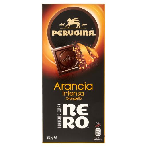 Cioccolato tavoletta fondente nero e arancia 100g Perugina