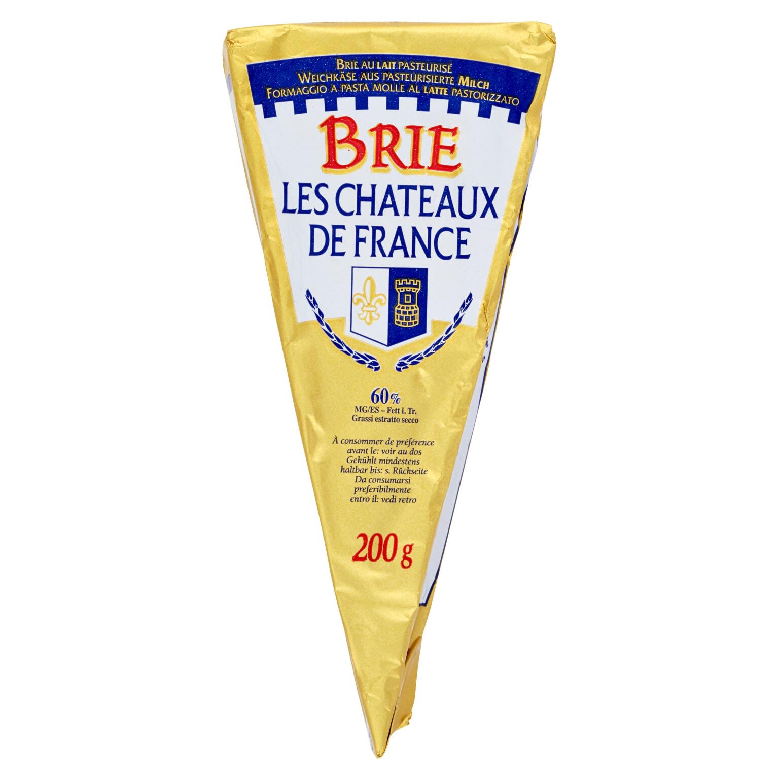 Brie 60% m.g.latte pastorizzato 200g Les Chateaux de France