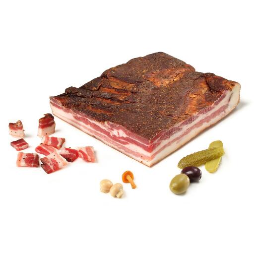 Pancetta affumicata Castel a metà sottovuoto Recla