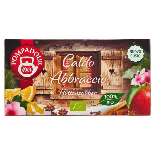 Infuso Caldo Abbraccio (mela,ibisco,cannella)20ff Bio 45g Pompadour