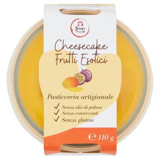 Cheesecake cocco e frutti esotici 110g senza glutine