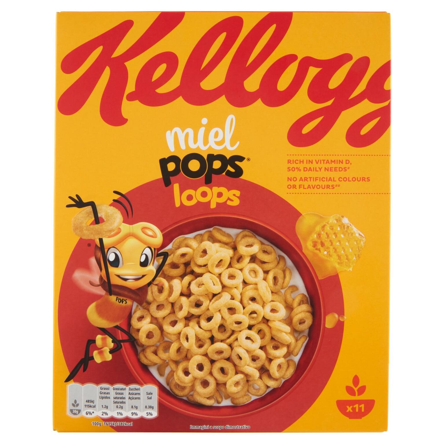 Miel Pops Loops 330g Kellogg's