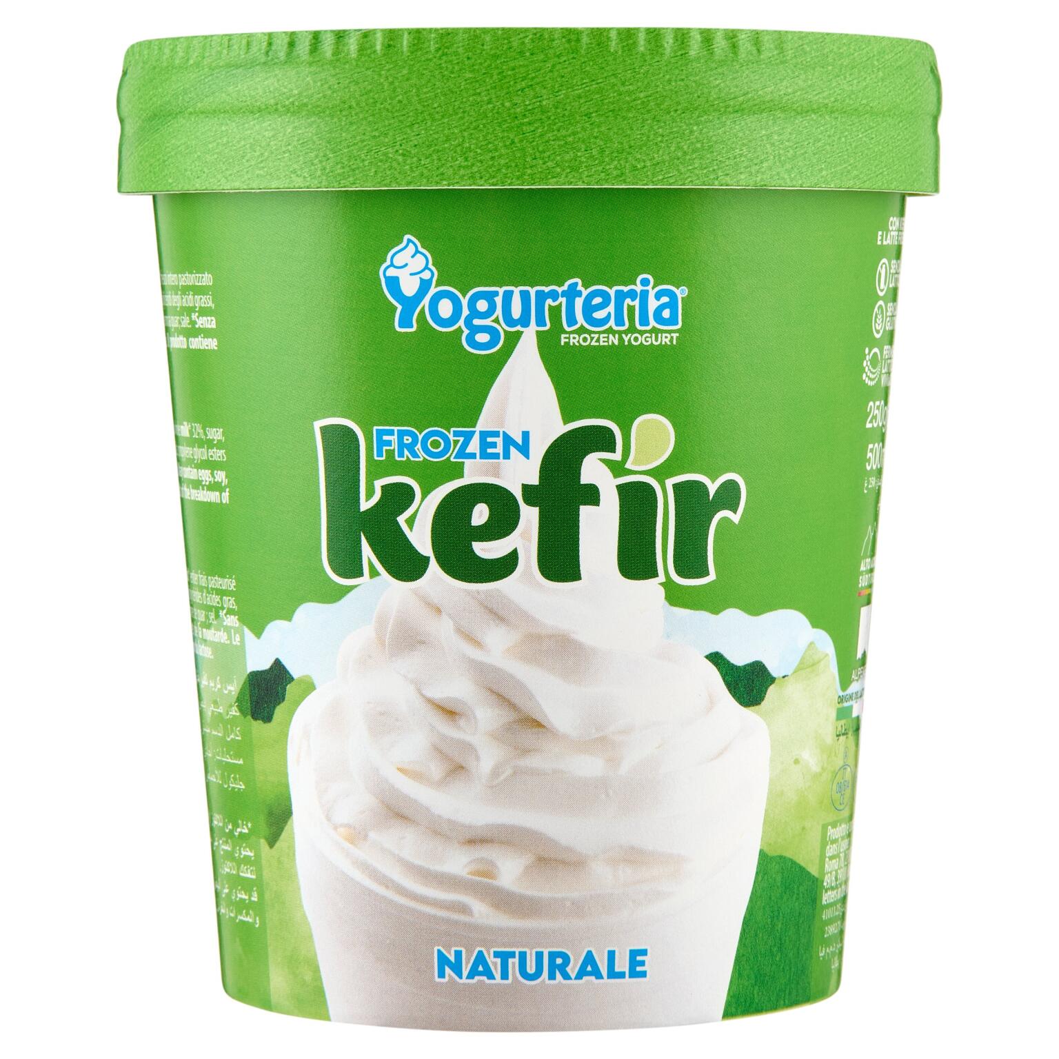Gelato Kefir naturale frozen senza lattosio 250g