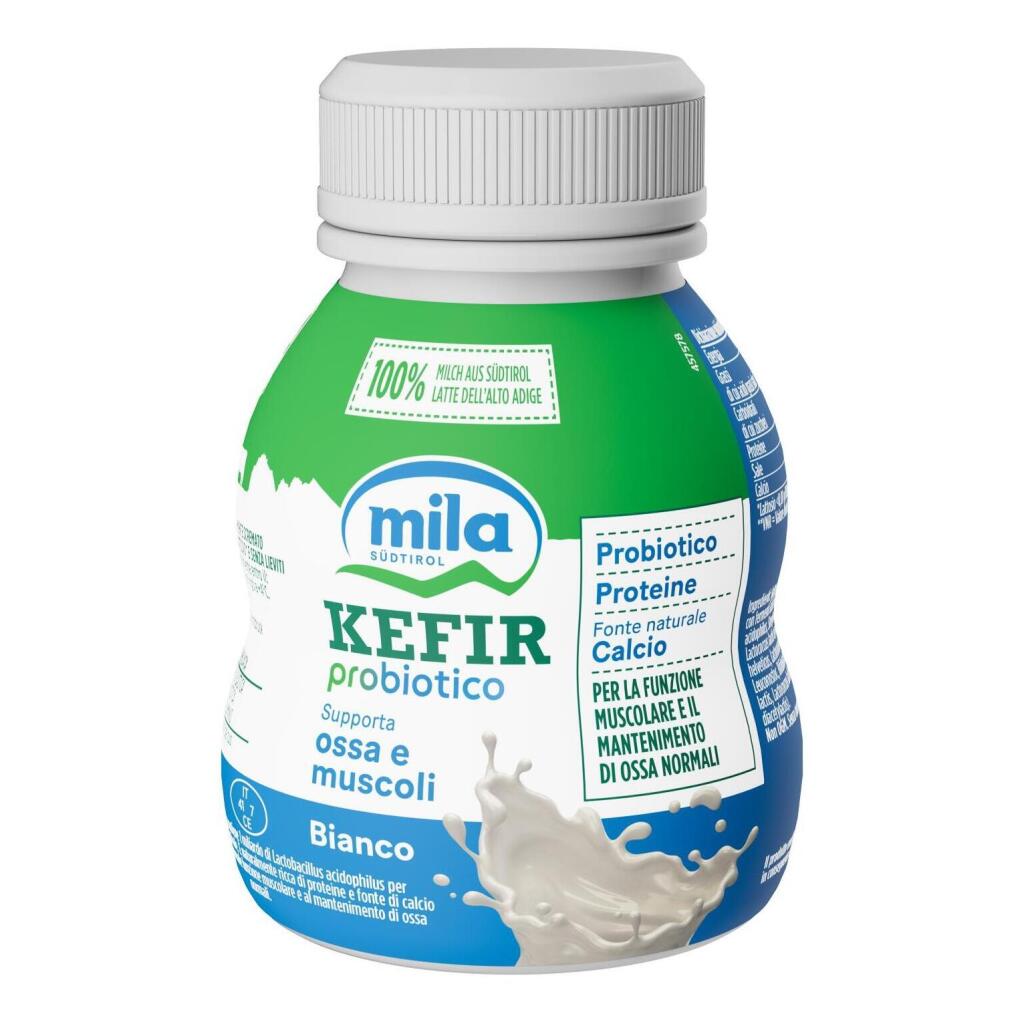 Kefir probiotico Bianco supporta ossa e muscoli 180g Mila