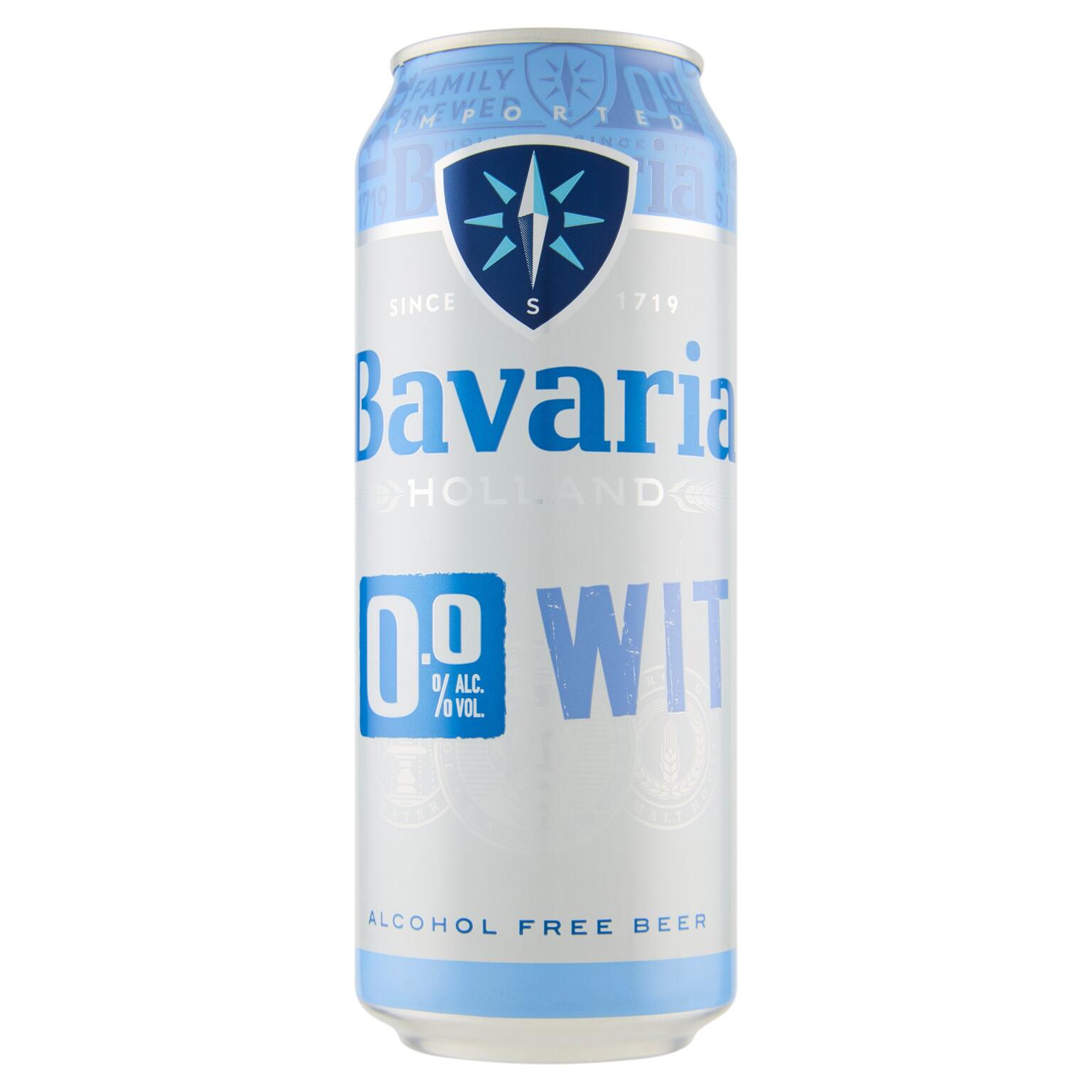 Birra Bavaria 0,0% Wit Blanche grado alcolico 0,0%lat.50cl
