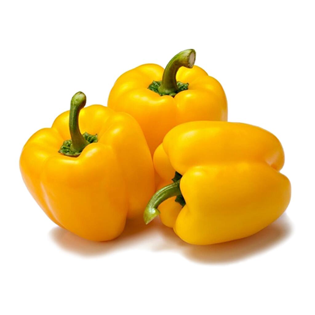 Peperoni gialli confezionati
