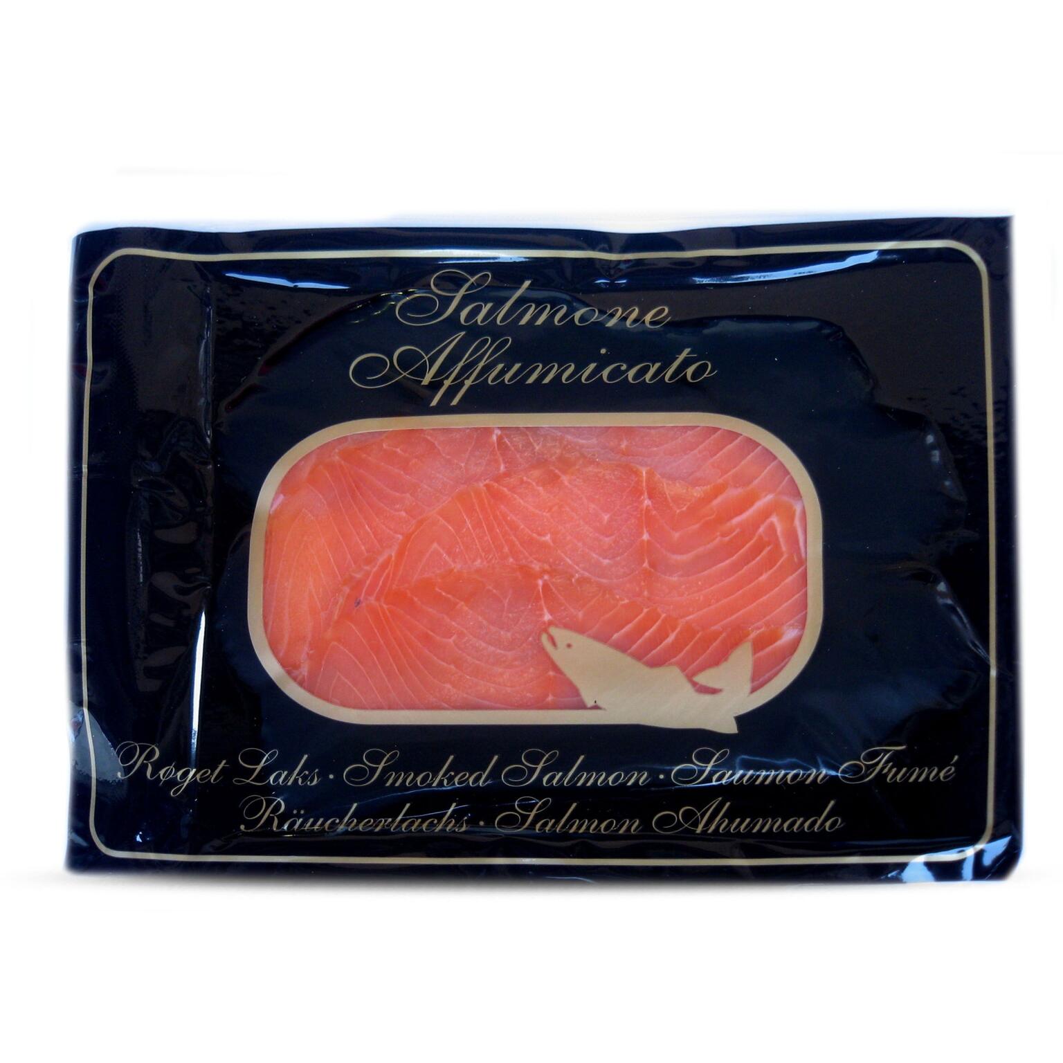 Salmone affumicato norvegese in busta 100g