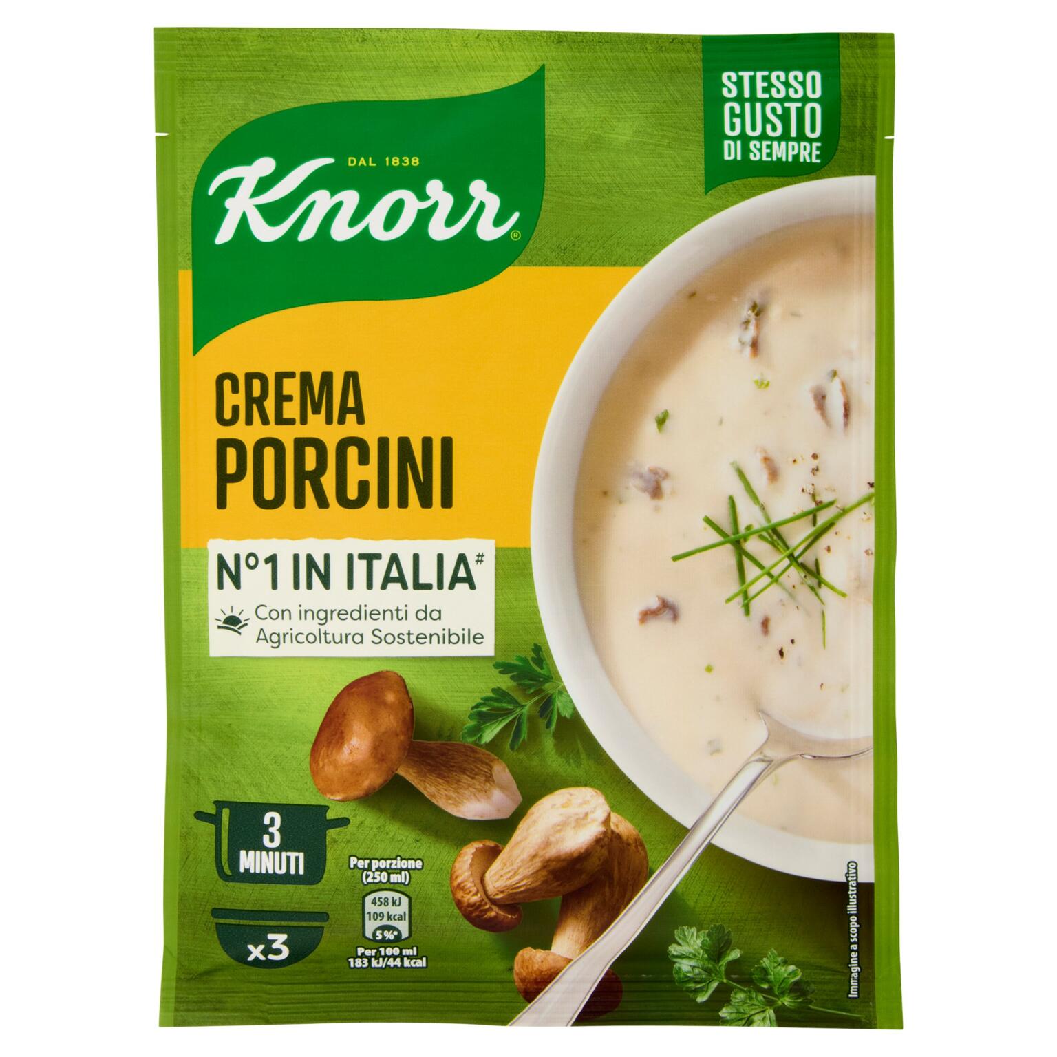 Crema ai funghi porcini 76g Knorr