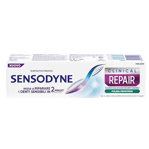 Dentifricio Clinical Repair pulizia profonda 75ml Sensodyne