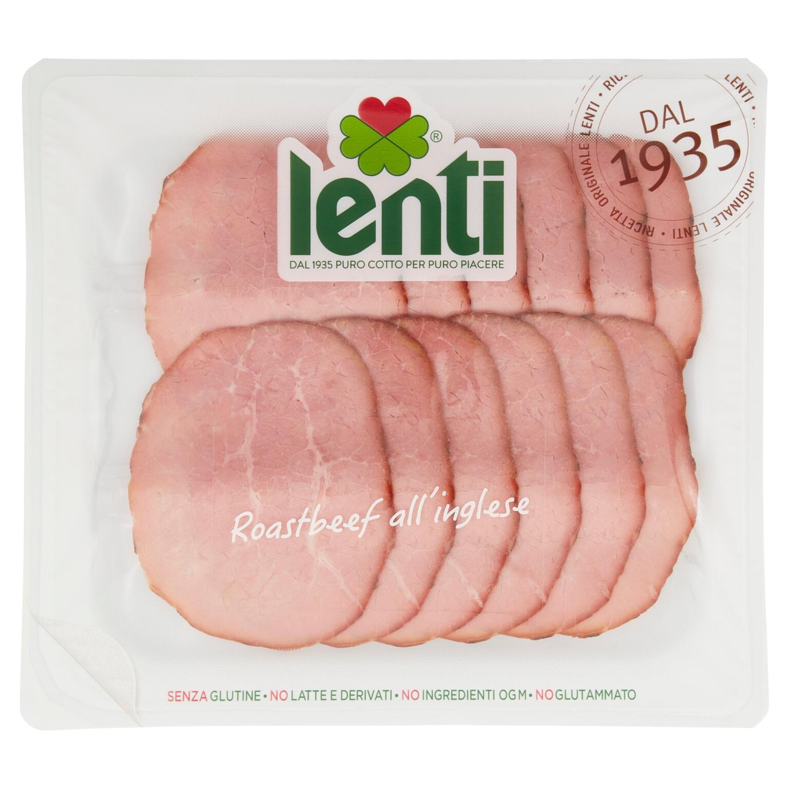 Roast Beef preaffettato 80g Lenti