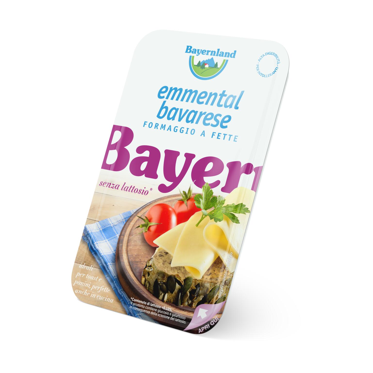 Emmental a fette 100g Bayernland senza lattosio