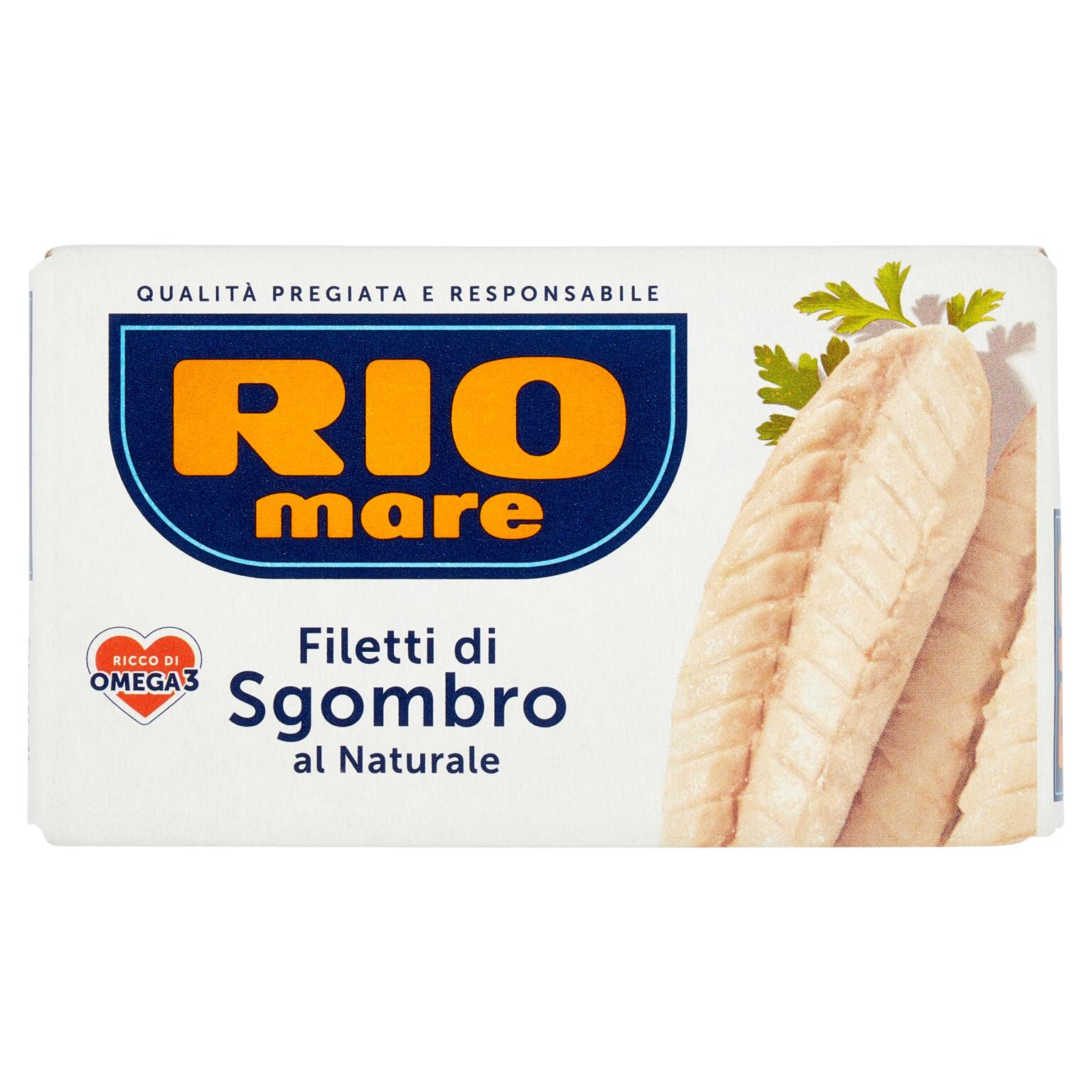 Filetto di sgombro naturale 125g Rio Mare