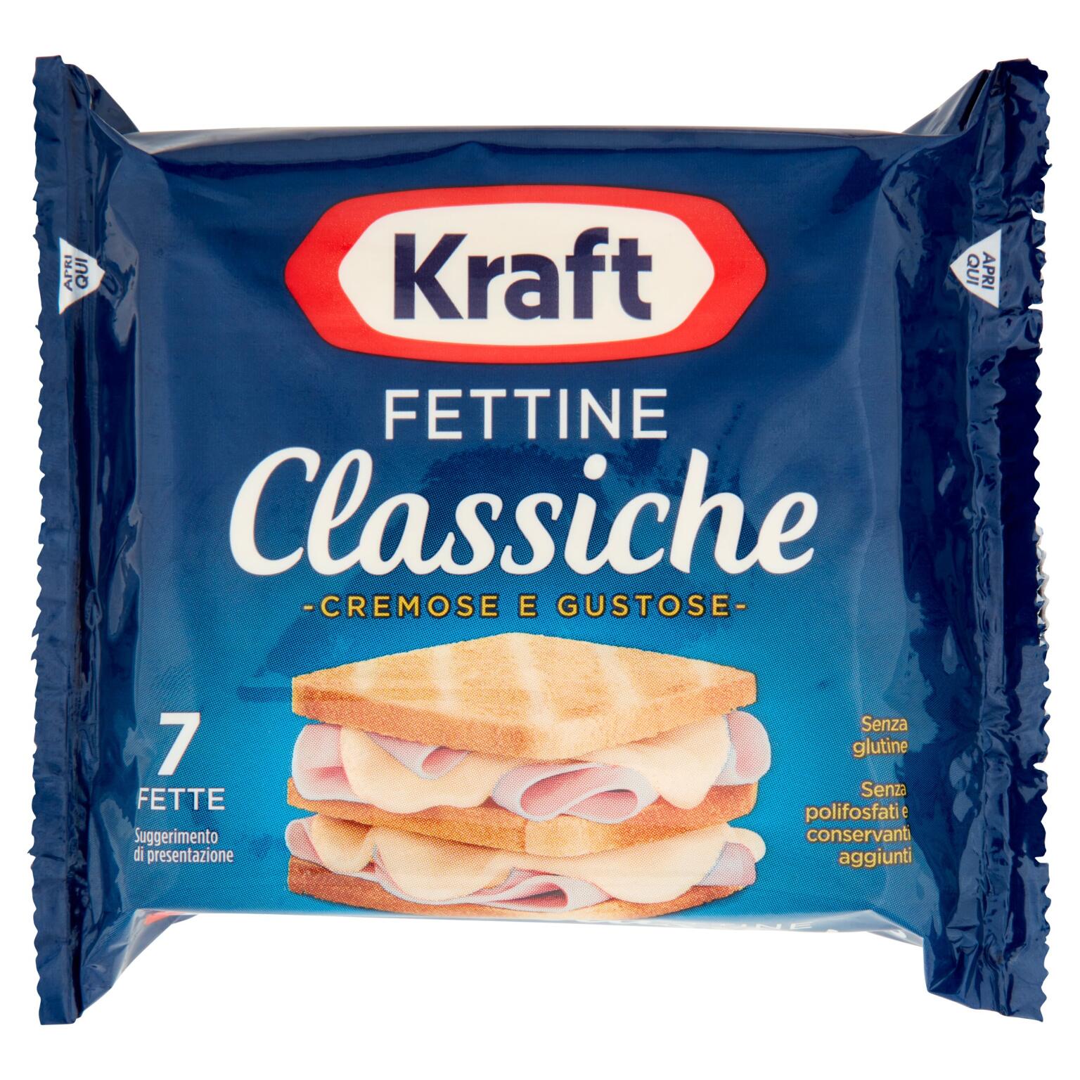 Fettine di formaggio Classiche 175 g Kraft
