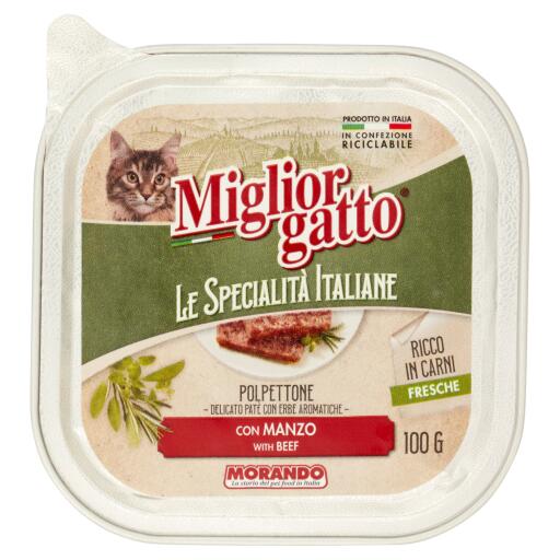 Migliorgatto Patè Manzo 100g Specialità Italiane