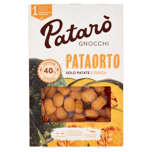 Gnocchi di patata con zucca 400g Pataorto Pataro'