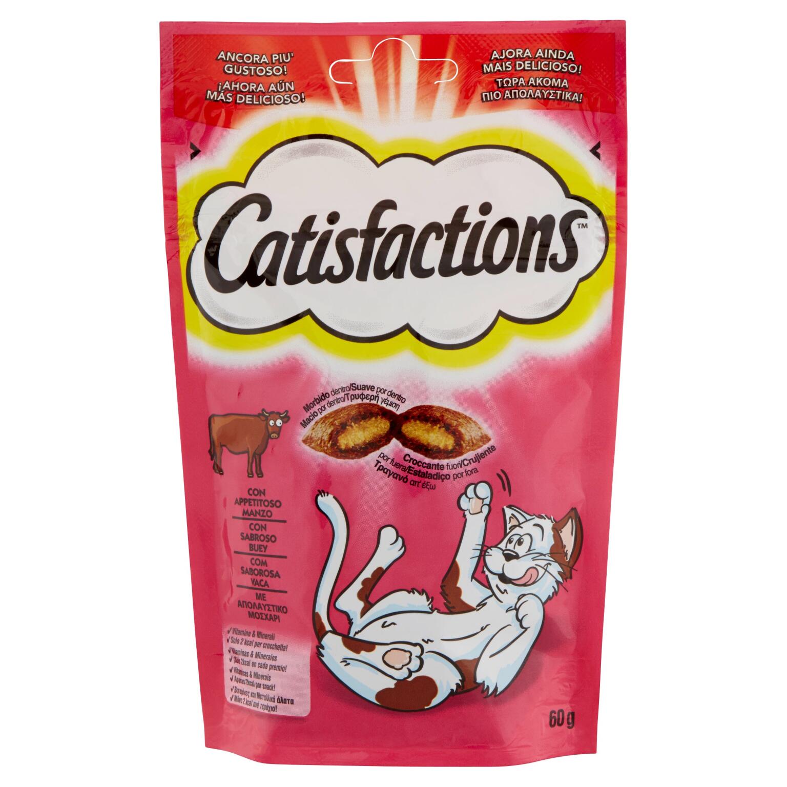Catisfactions Manzo bustina 60g