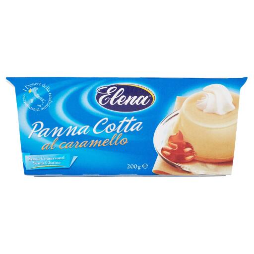 Panna cotta al caramello 2x100g Elena senza glutine