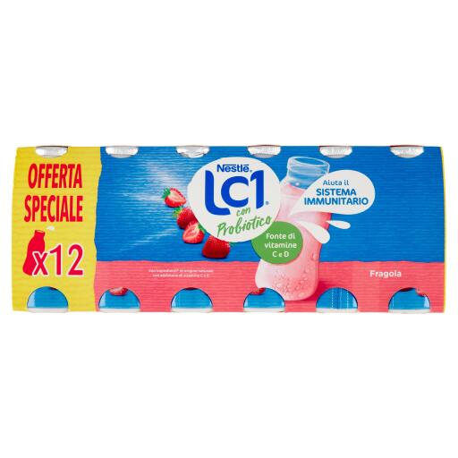 LC1 con probiotico fragola 12x90g Nestlè