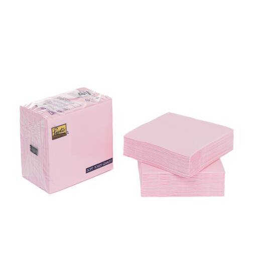 40 Tovaglioli 25x25cm 2veli Rosa