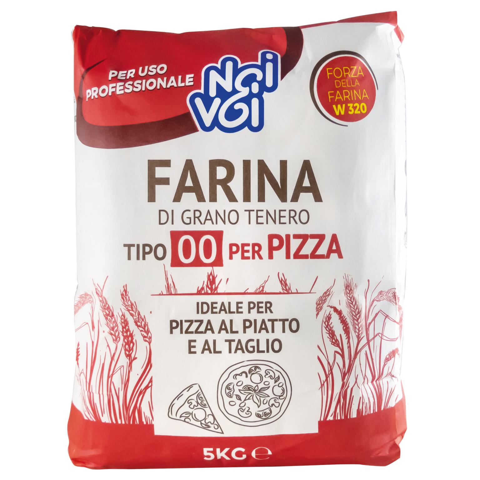 Farina di grano tenero tipo"00" per pizza da 5kg Noi&Voi