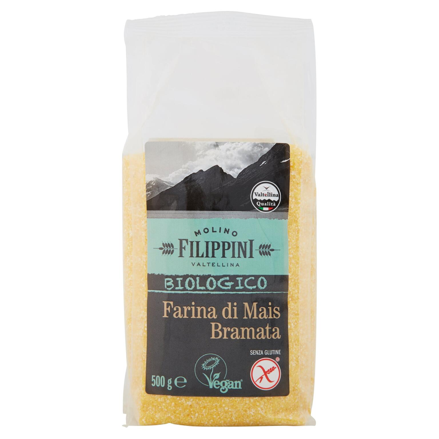 Farina di mais bramata Bio, 500g, Molino Filippini